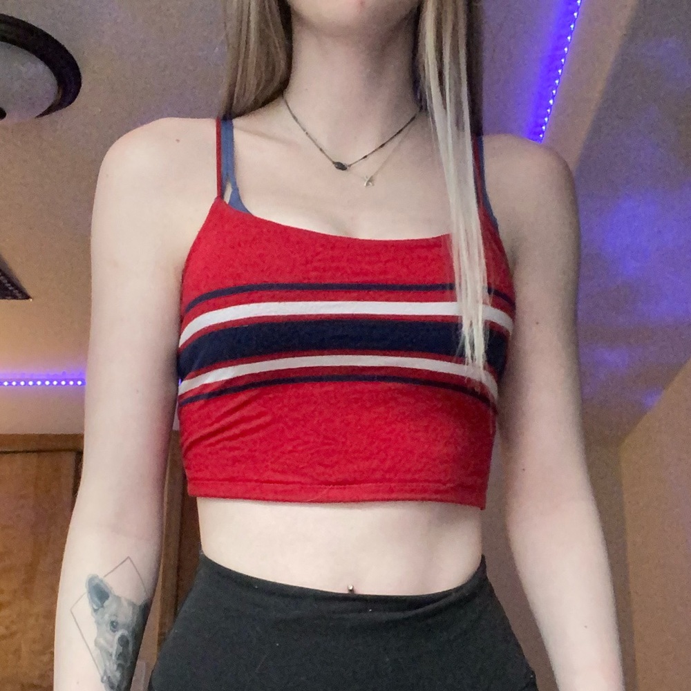 pacsun red tank